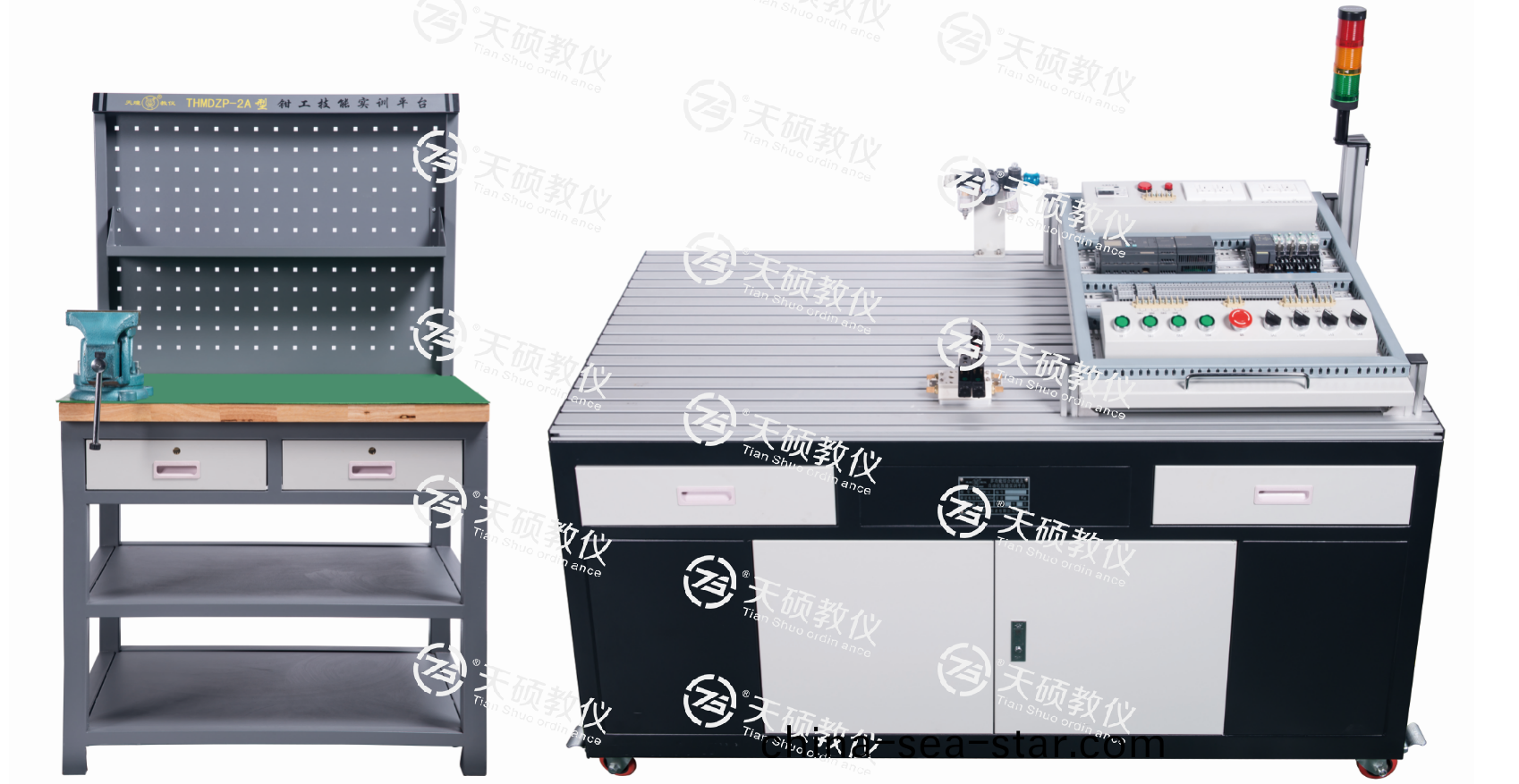 27、TSMTZK-2型(xing)  PLC與機械傳動基礎控製實訓檯.png