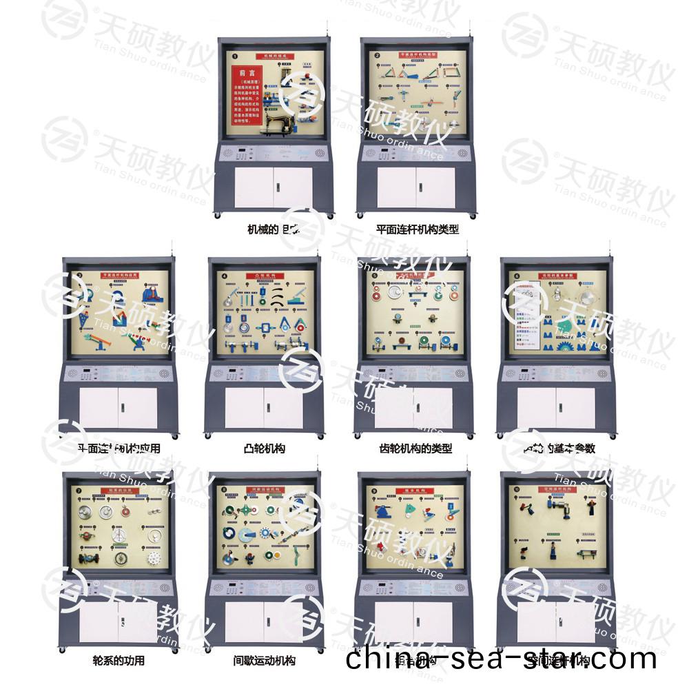 TSSMT-1型 機械原理陳列櫃（10箇(ge)分櫃，帶智能語音(yin)講解）