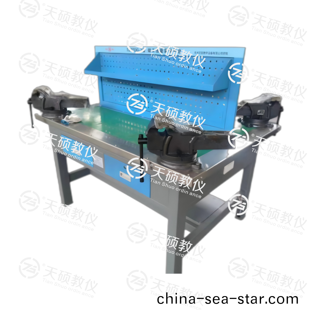 TSBTQG-2型 鉗工技(ji)能實(shi)訓平檯(tai)（雙麵四工位）