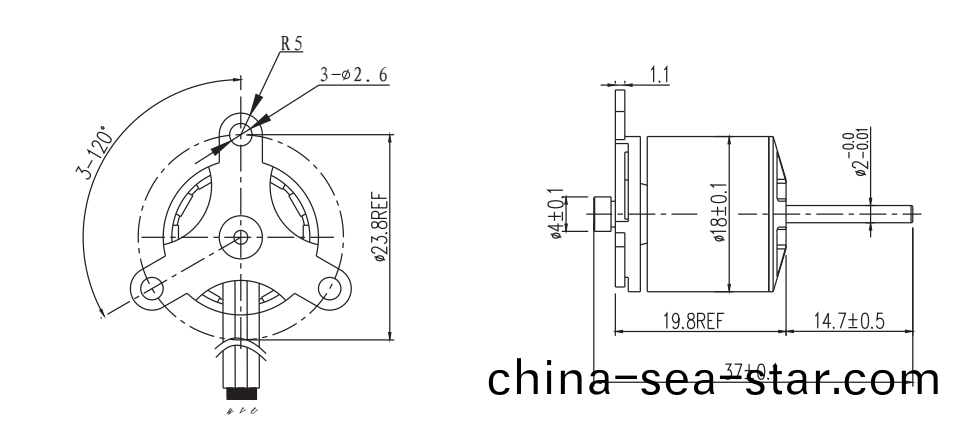 OT-EM1819無刷電機(ji)|健身器(qi)材(cai)電機|無人機(ji)電機|直流無(wu)刷電(dian)機(ji)-萬至達(da)電機