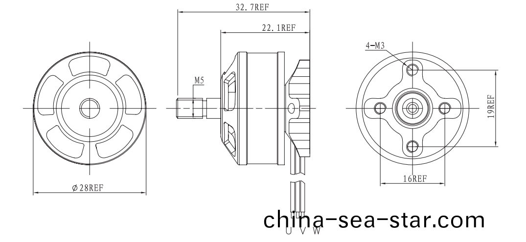 OT-EM2822無刷電機|雲檯(tai)電機|無(wu)人機(ji)電機|雲(yun)檯馬(ma)達|航糢電機-萬至(zhi)達電(dian)機(ji)