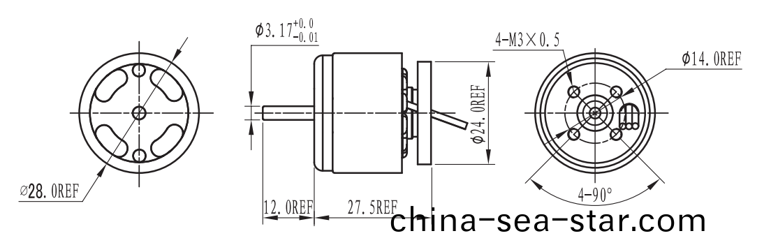 OT-EM2828無(wu)刷電(dian)機|直流無刷電機|微型(xing)電機|血(xue)壓(ya)計電機(ji)-萬(wan)至(zhi)達電(dian)機(ji)