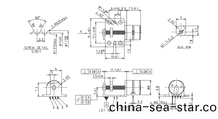 OT-SM08L-099步進電(dian)機_攝像機電(dian)機(ji)_監(jian)控攝(she)像頭電(dian)機-萬至(zhi)達電(dian)機(ji)