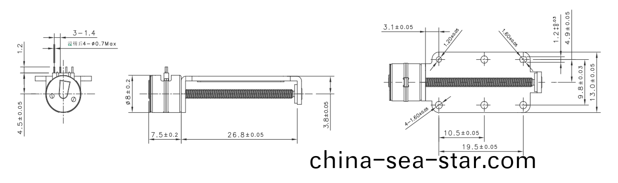 OT-SM08L-595步(bu)進(jin)電(dian)機_攝(she)像(xiang)機電(dian)機_絲桿(gan)步進(jin)電機_微型(xing)電機(ji)-萬(wan)至(zhi)達電(dian)機