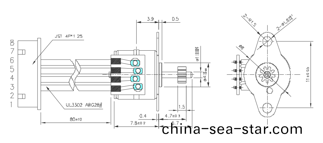 OT-SM08P-010步(bu)進電機(ji)|監(jian)控(kong)攝像頭(tou)電機|雲(yun)檯電(dian)機|攝像機電(dian)機(ji)-萬(wan)至達(da)電機