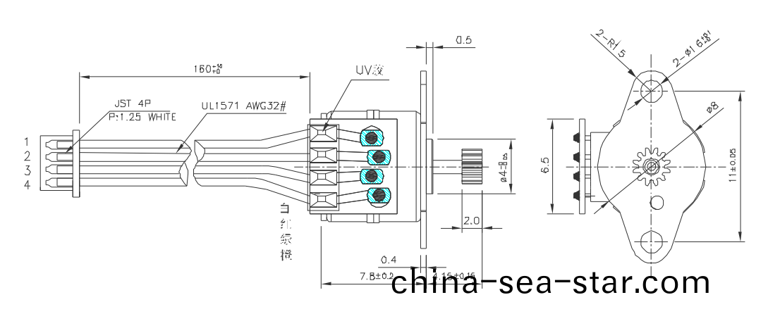 OT-SM08P-184A步(bu)進電機|數碼(ma)攝像機(ji)電機|監控設備(bei)電(dian)機|攝像頭(tou)電機(ji)-萬至(zhi)達電(dian)機