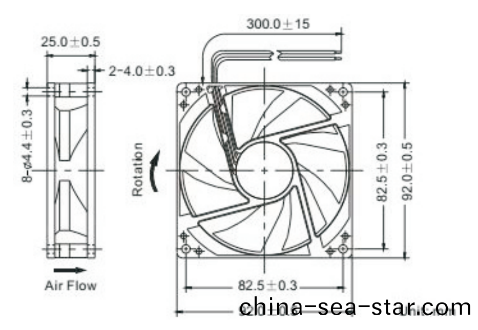 OT-EF9225無刷(shua)電(dian)機(ji)|風扇電(dian)機|無刷(shua)直(zhi)流(liu)電機-萬(wan)至達電(dian)機(ji)