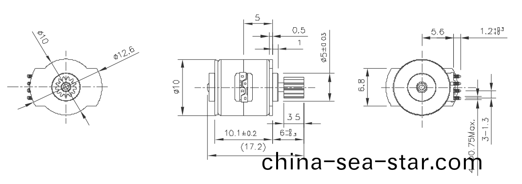OT-SM10P-095步(bu)進電機|攝(she)像機(ji)電(dian)機|安防設備電機|微(wei)型(xing)打(da)印機(ji)電(dian)機(ji)-萬(wan)至達電機