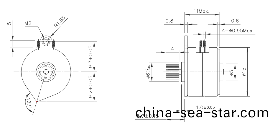 OT-SM15P-033步進電(dian)機|微型步(bu)進電(dian)機(ji)|步進(jin)馬達-萬至達(da)電機(ji)