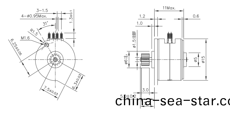 OT-SM15P-245D步進(jin)電機(ji)|攝(she)像(xiang)機電(dian)機(ji)|醫(yi)療設備電(dian)機|微型馬(ma)達(da)-萬(wan)至達電(dian)機