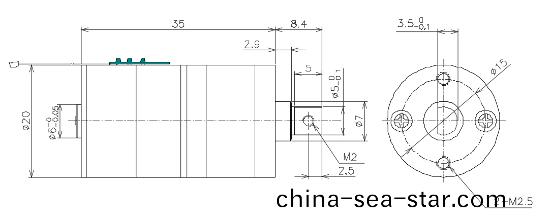 OT-GSM20-302步進(jin)電機(ji)|醫(yi)療設備專用電機|註射泵電(dian)機(ji)|微型電機-萬(wan)至達電機