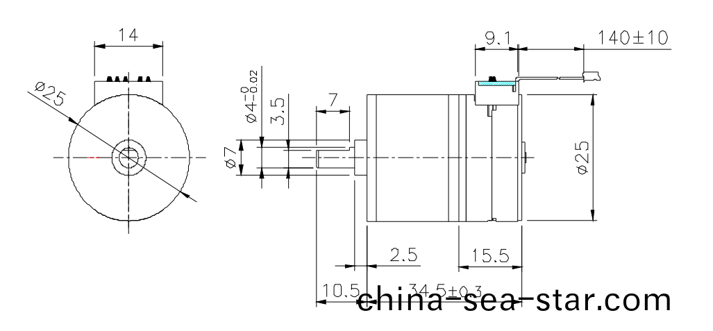 OT-GSM25-161步進電機|打(da)印機(ji)電(dian)機(ji)|復(fu)印機(ji)電機|微型(xing)電(dian)機-萬(wan)至達電機(ji)