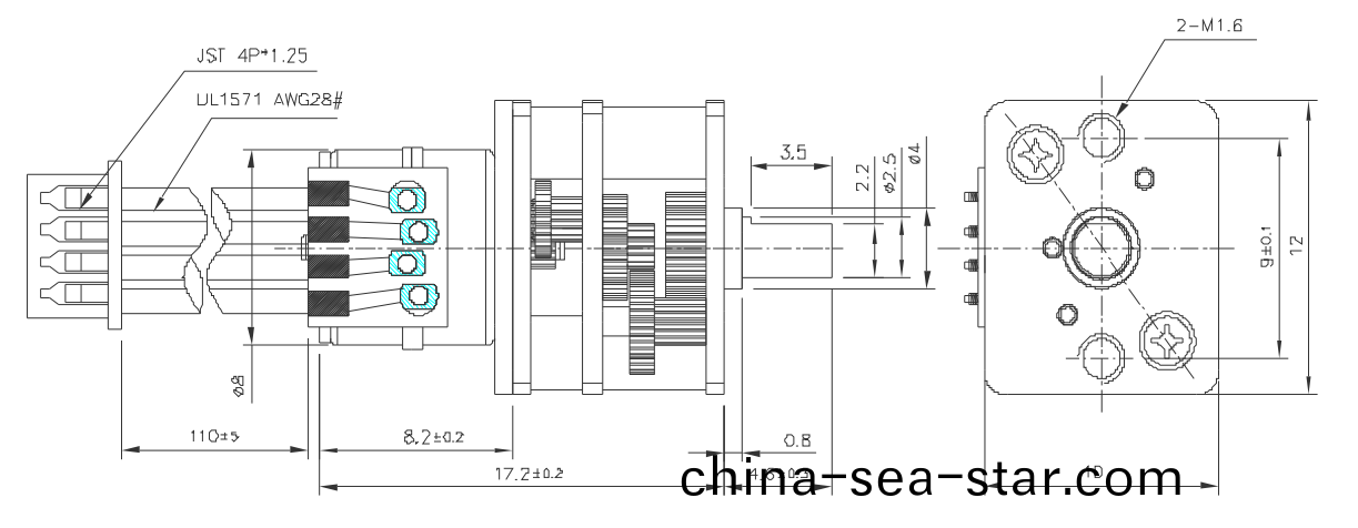 OT-GSM08-380C減(jian)速步進(jin)電(dian)機|攝像(xiang)機馬達|監控(kong)設備電(dian)機(ji)|攝像頭電機-萬(wan)至(zhi)達(da)電機