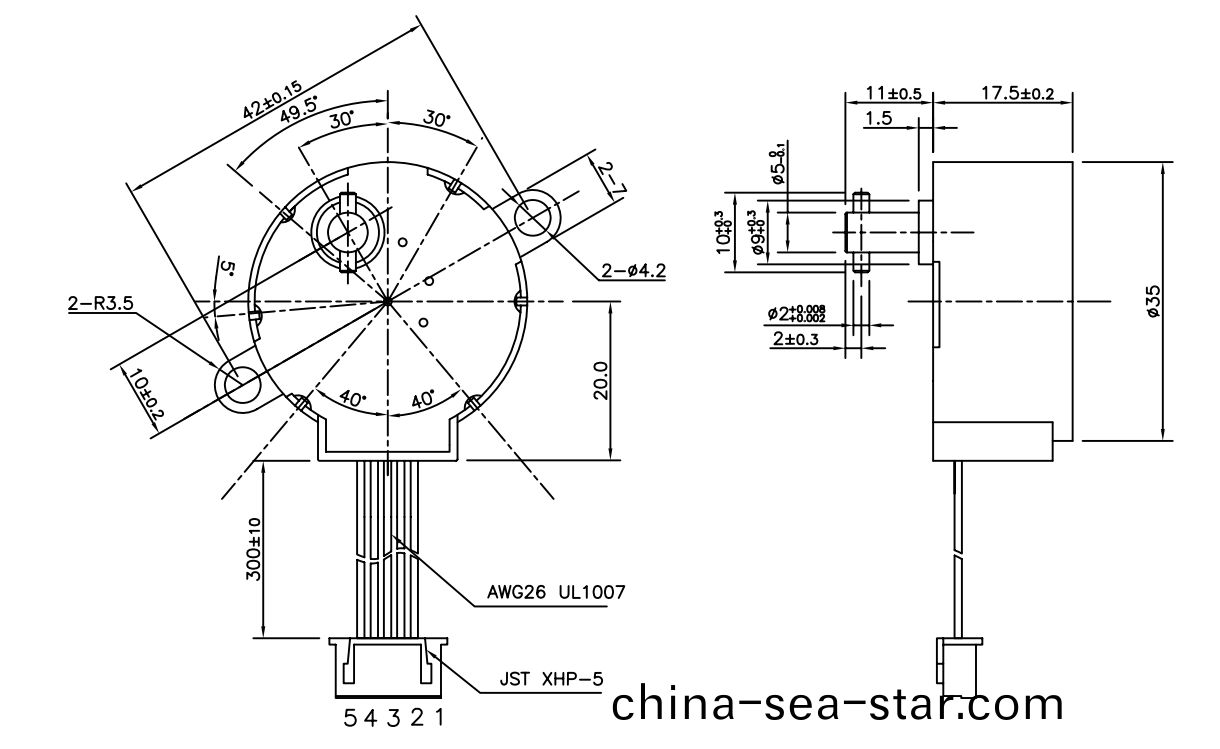 OT-GSM35-368步進(jin)減速(su)電機(ji)|減(jian)速步進(jin)電機(ji)|步(bu)進電機|空(kong)調(diao)電機(ji)|監控(kong)攝(she)像頭(tou)電機(ji)-萬至達電(dian)機