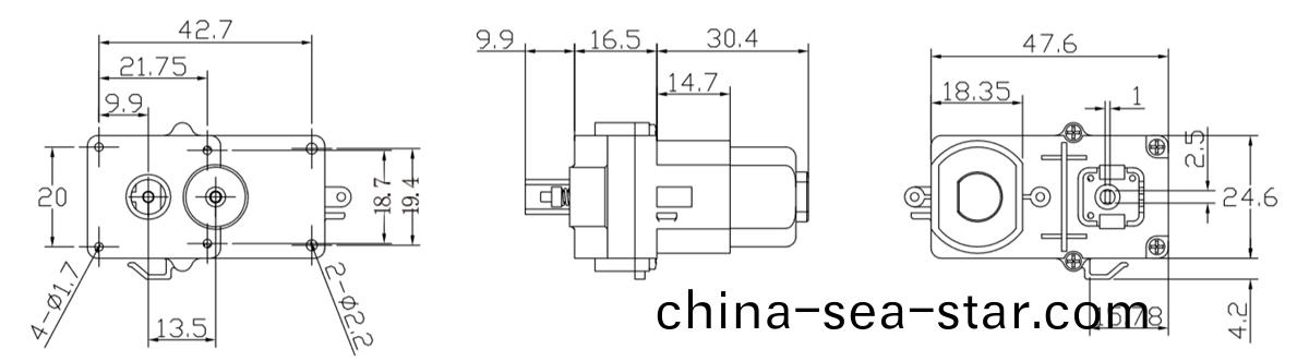 OT-M04/06機器人(ren)減速電機|機器(qi)人減速(su)機(ji)|機(ji)器人馬達|微(wei)型(xing)齒(chi)輪箱-萬至達(da)電機
