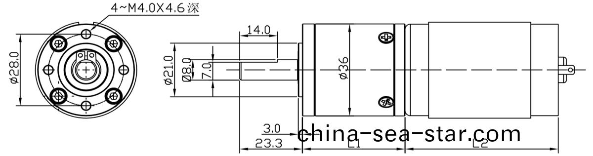 OT-36GP自動天(tian)線(xian)減速電(dian)機(ji)|減(jian)速馬達(da)|天(tian)線(xian)馬達(da)|智(zhi)能(neng)鎖電機-萬(wan)至達電機(ji)