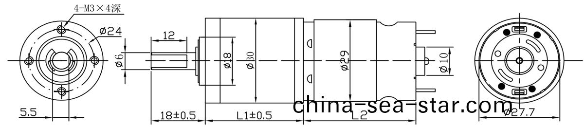 OT-30GP行(xing)星減(jian)速(su)機_行星(xing)齒輪(lun)箱