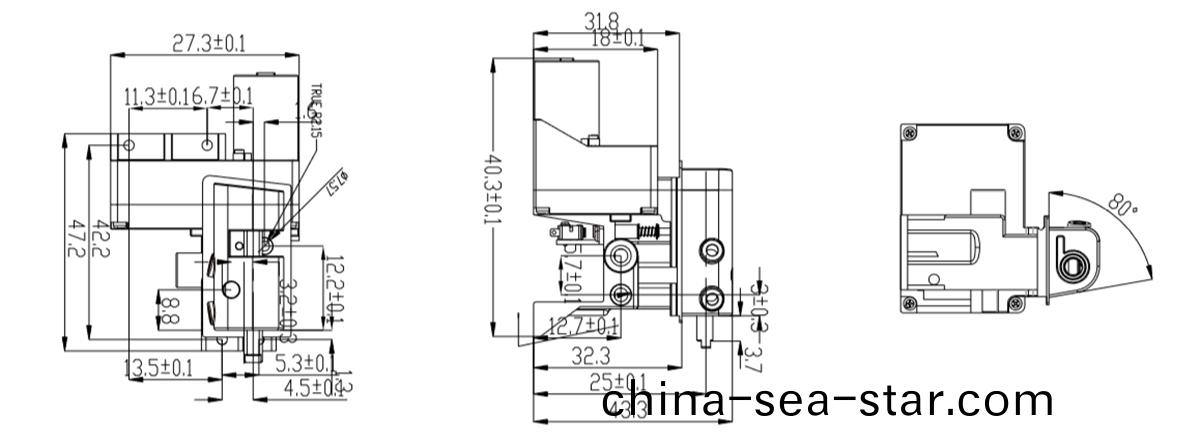 OT-54GF竈(zao)具(ju)減(jian)速電機|小型減(jian)速齒輪箱|減速髮(fa)達(da)|直(zhi)流減速電機-萬至達(da)電機(ji)