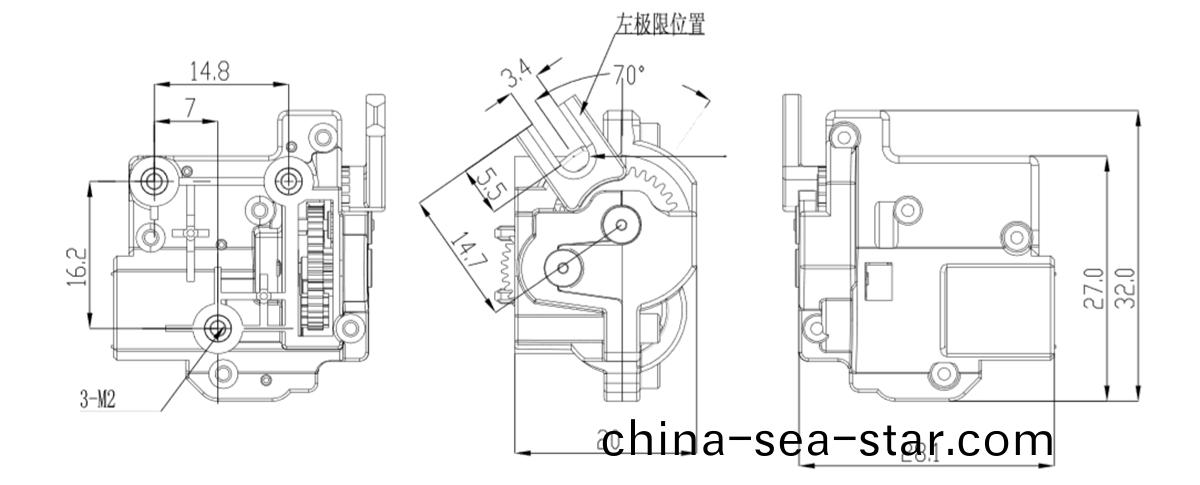 OT-28GF投(tou)影儀減(jian)速電機|小型減(jian)速機(ji)|減速齒(chi)輪箱|減(jian)速馬達(da)|電(dian)機定(ding)製(zhi)-萬(wan)至達電(dian)機(ji)
