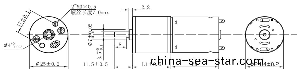 OT-25GA減(jian)速(su)電(dian)機|減(jian)速(su)齒(chi)輪箱|直流(liu)減速(su)電(dian)機(ji)|減(jian)速(su)馬(ma)達-萬至(zhi)達(da)電機