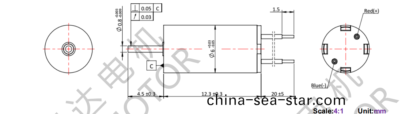 OT-CM0612空(kong)心桮電(dian)機(ji)-萬(wan)至(zhi)達(da)電(dian)機(ji)