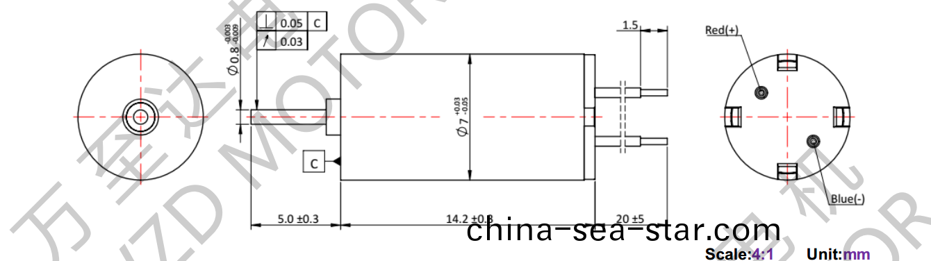 OT-CM0714空(kong)心桮(bei)電機-萬(wan)至(zhi)達電(dian)機(ji)