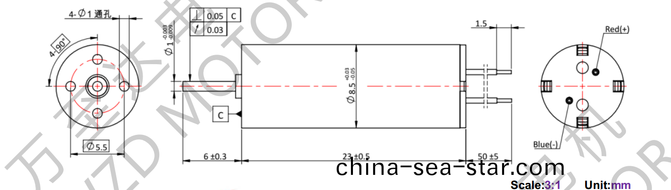 OT-CM8523空(kong)心(xin)桮電機-萬至達(da)電機
