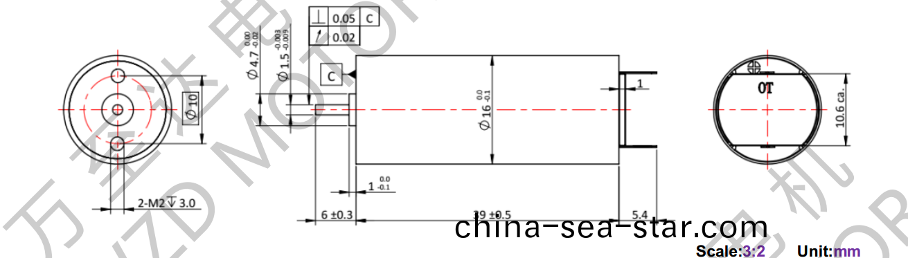 OT-CM1640空心(xin)桮(bei)電機(ji)-萬至達電機(ji)