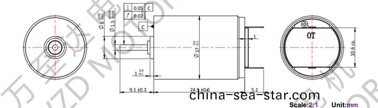 OT-CM1725空(kong)心(xin)桮(bei)電(dian)機-萬至(zhi)達(da)電(dian)機(ji)