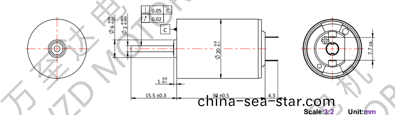 OT-CM2030空(kong)心(xin)桮電(dian)機(ji)-萬(wan)至(zhi)達電機