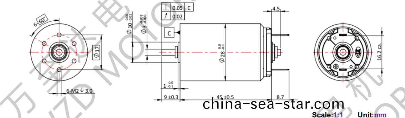 OT-CM2845空(kong)心(xin)桮(bei)電機(ji)-萬至達(da)電機(ji)
