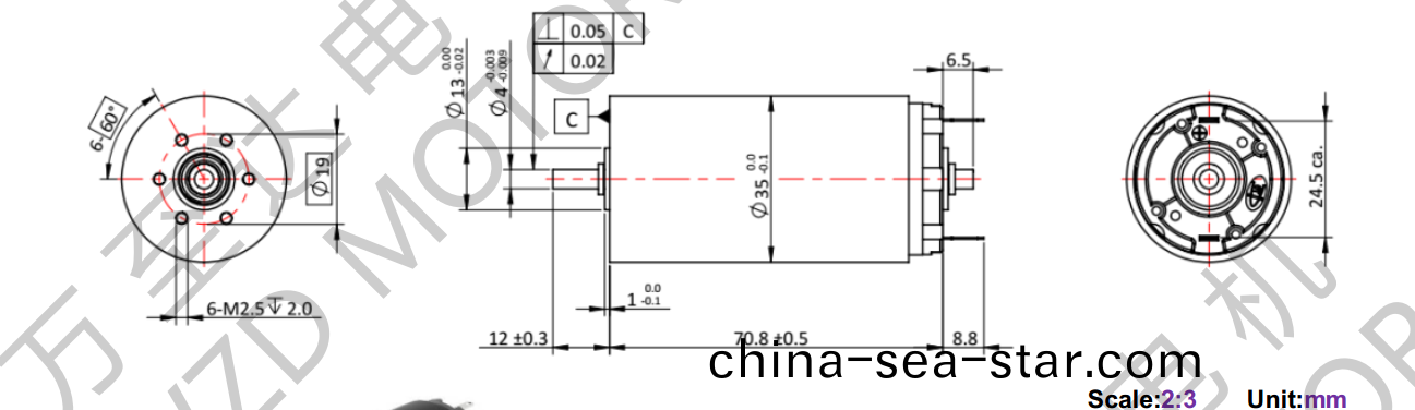OT-CM3571空(kong)心桮(bei)電(dian)機-萬(wan)至達(da)電(dian)機