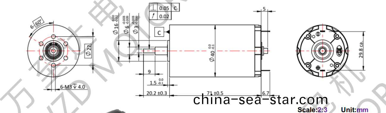 OT-CM4071石墨刷空(kong)心(xin)桮(bei)電機(ji)-萬至達(da)電機(ji)