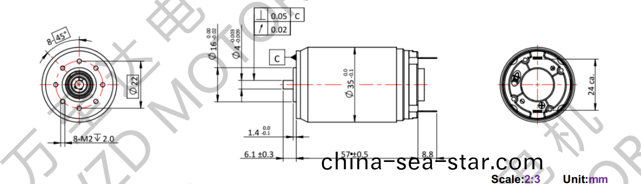 OT-CM3557空心(xin)桮(bei)電(dian)機(ji)-萬(wan)至達(da)電(dian)機