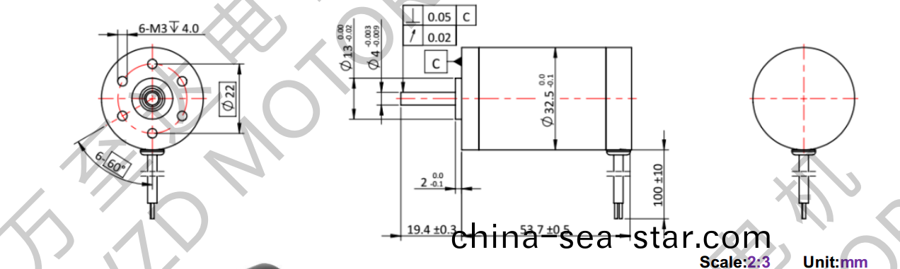 OT-CM3254空心(xin)桮電機-萬(wan)至(zhi)達(da)電(dian)機