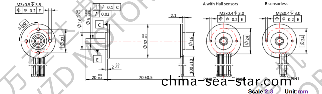 OT-ECS3270無槽無刷(shua)電(dian)機(ji)-空(kong)心(xin)桮(bei)電(dian)機-萬(wan)至(zhi)達電(dian)機(ji)