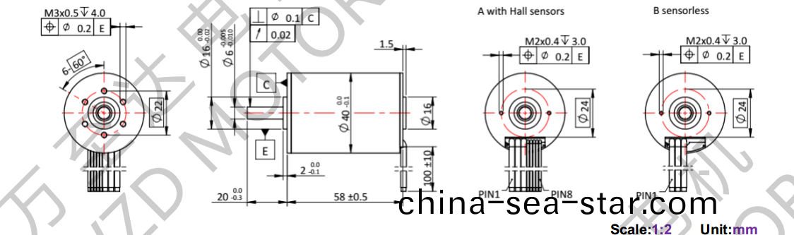 OT-ECS4058無(wu)槽(cao)無(wu)刷(shua)電(dian)機-空心(xin)桮(bei)電(dian)機(ji)-萬(wan)至(zhi)達(da)電(dian)機(ji)