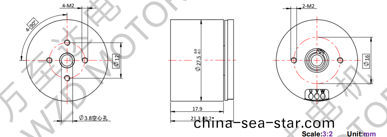 OT-EM2820BLDC無刷電(dian)機(ji)-萬(wan)至(zhi)達(da)電(dian)機