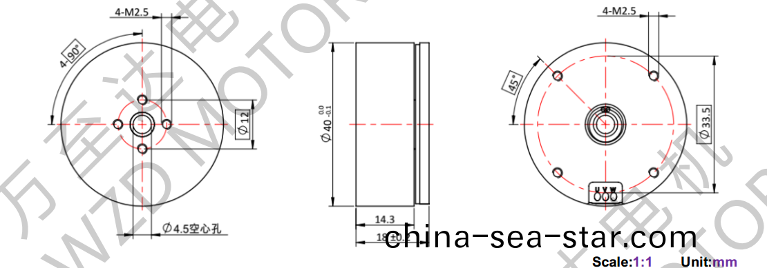 OT-EM4018BLDC無刷電機-萬至達(da)電機