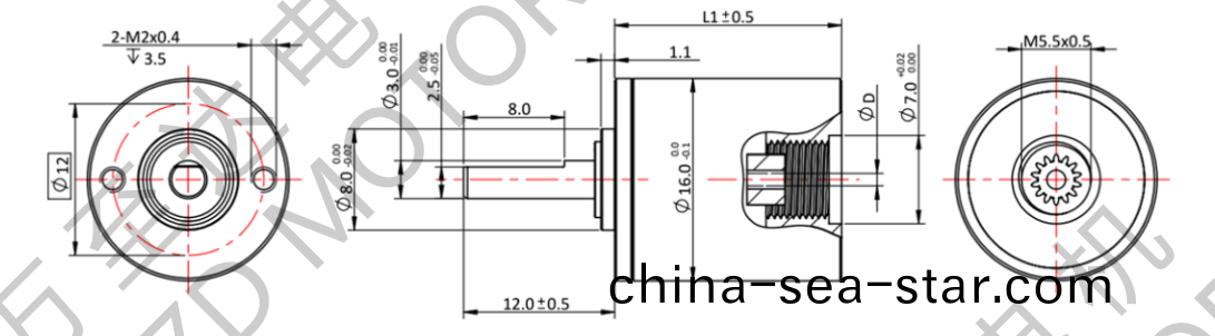 OT-16LGP行(xing)星(xing)齒輪箱-齒輪箱(xiang)-萬(wan)至(zhi)達電機(ji)
