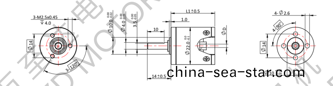 OT-22GP行星(xing)齒輪(lun)箱-齒(chi)輪(lun)箱(xiang)-萬至(zhi)達電機(ji)