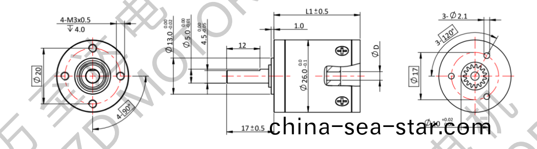 OT-26LGP行(xing)星(xing)齒(chi)輪箱(xiang)-齒輪箱-萬至達(da)電機