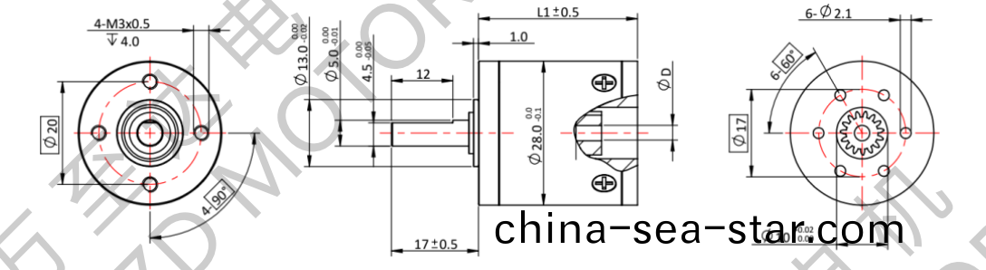 OT-28GP行(xing)星齒輪箱(xiang)-齒(chi)輪(lun)箱(xiang)-萬(wan)至(zhi)達電(dian)機
