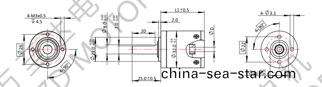 OT-32GP行星(xing)齒輪(lun)箱(xiang)-齒輪(lun)箱-萬(wan)至達電機