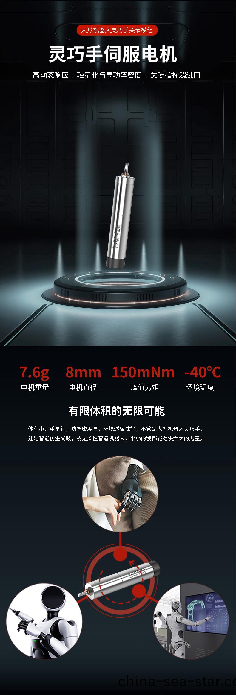 WZD-ECS0823A靈巧手電(dian)機