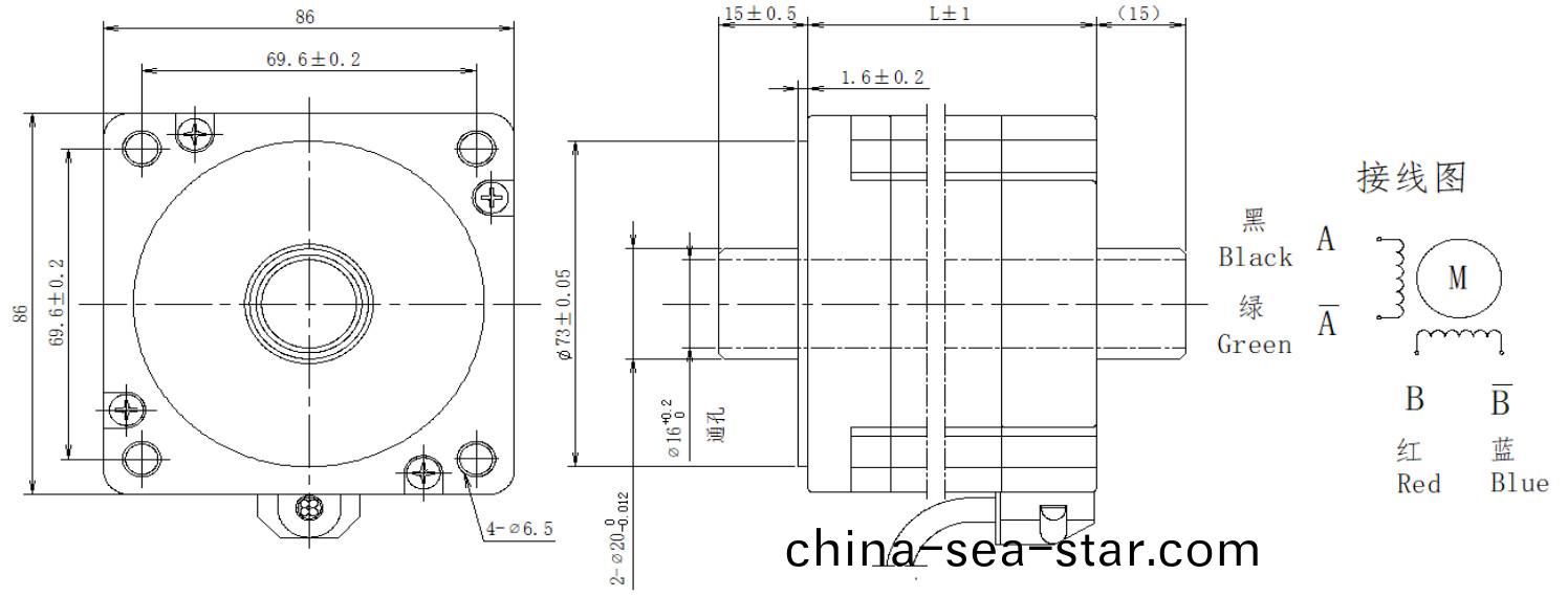 86係列空心軸電(dian)機結構(gou)