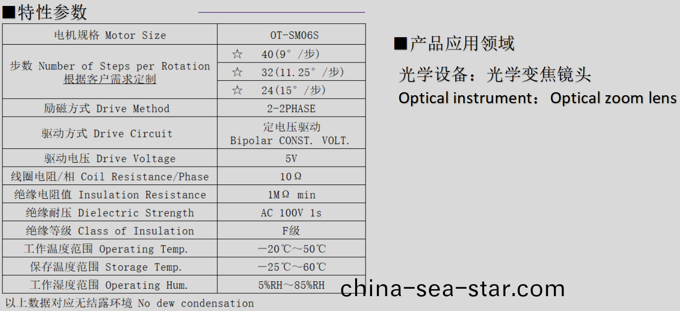 OT-SM06S步進電機_6mm光(guang)學(xue)變焦鏡頭(tou)電(dian)機(ji)-萬至(zhi)達電機(ji)