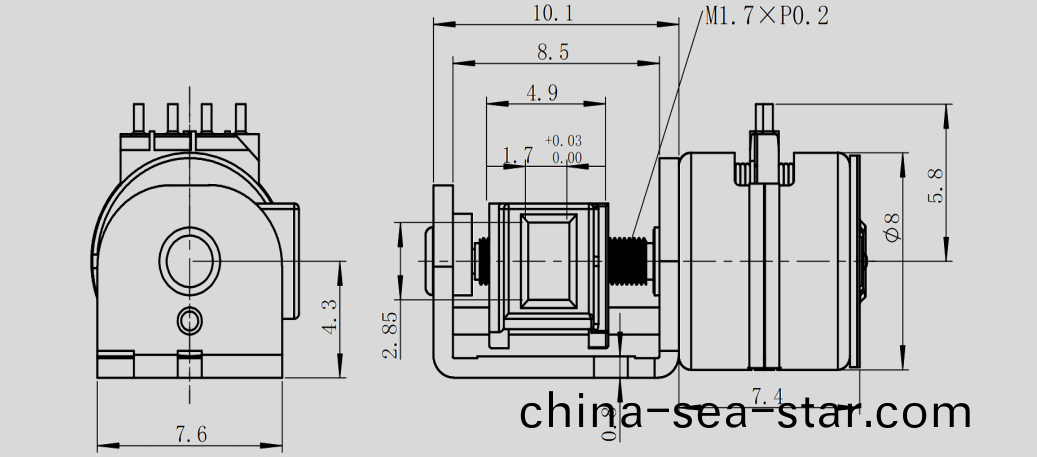 OT-SM8.0XL-001步(bu)進電機(ji)_激(ji)光投(tou)影儀電(dian)機(ji)-萬(wan)至達(da)電機(ji)