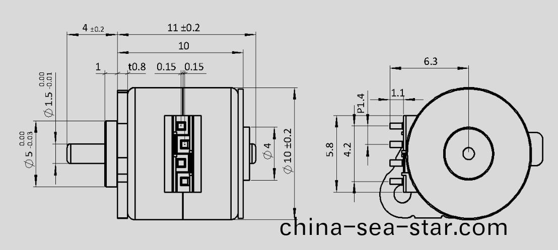10mm微型步進電機(ji)_打印(yin)機電機(ji)_光學變(bian)焦鏡(jing)頭電機(ji)-萬(wan)至達(da)電(dian)機
